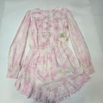 Tularosa Jordan Romper in Fuchsia Tie Dye XL Photo 2