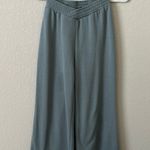 Boutique Matching V Neck Cropped Teal Lounge Set Photo 1