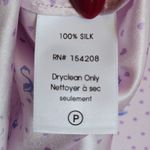 HVN Nora RARE Flamingo Print‎ 100% Silk Mini Dress Women's Size 6 Pink Photo 6