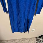 Free People  Beach Tanya Sweater Maxi Square Neck Blue- Size XS Photo 3