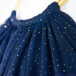 Blondie Nites  navy blue sparkly halter prom‎ dress, size junior 7 Photo 9