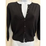 H&M BASICS Button-up Cardigan in Black (SMALL) Photo 1