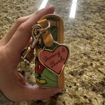 Dooney & Bourke Disney  sketch flap green wristlet Photo 2