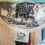 The Original Señor Lopez PALM BEACH OLAS hooded baja pullover, women’s size M Size M Photo 5