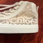 Chloé 🆕 Chloe | Lauren Lace Sneaker Hightop Cream 35 New Photo 12