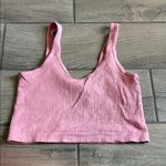Urban Outfitters  Pink Textured Crop Top Photo 3