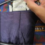 Vintage A Byer California Women's Blue Geometric Print Blazer Jacket Size L Size L Photo 4