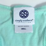 Simply Southern Teal Tank Top Life is a Party in the South Size S Photo 5