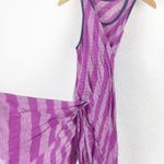 Free People Azalea Topsy Turny Purple Stripe Tunic Dress Small Photo 8