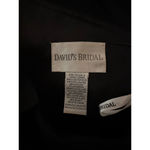 David's Bridal Women's  Black One Shoulder Dress Size 2 Photo 2