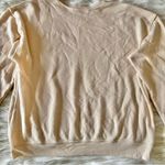 Free People Beige Cream Shania Twain Let's Go Girls Crewneck Sweatshirt Sz M Photo 20