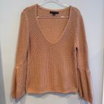 Boston Proper  Knit V-neck Bell Sleeve Sweater Size L Photo 1