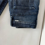 Mother High Waisted Rascal Ankle Slit Flip Zip Fly Blue Denim Jeans Size 26 Photo 9