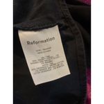 Reformation Fit and Flare Midi Tank Dress Black ORGANIC COTTON Size Medium M Photo 3