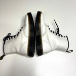 Dr. Martens Zavala White Leather 8 Eye Lace Up Combat Boot 8 Photo 6