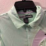 Jamie Sadock Women's Sleeveless Half Zip Pullover Golf Polo Shirt S Green Photo 4