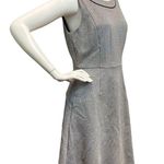 White House | Black Market Women’s Sz 10 Fit Flare Sleeveless Zip Up Back Dress Photo 3