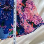Naven Pink and Blue Open Back Floral Print Mini Dress Sz XS Photo 4