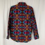 Bar C California Ranchwear | Vintage Colorful Western Aztec Button Up Shirt 12 Photo 5