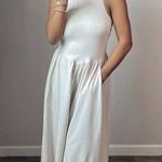 Zella  Effortless Cutout Back Hybrid Dress in Grey Moonbeam Size X-Large Photo 0