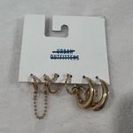 Urban Outfitters Gold Hoop Earring Set Photo 0