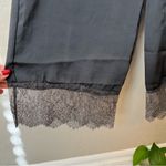 Victoria's Secret Victoria’s Secret grey lacy satin lounge pants, lightweight, highwaist, size S Photo 2