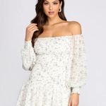 Windsor Mable White Floral Dress Photo 0
