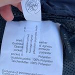 Mauritius Freepy perforated dark teal navy blue leather jacket size US 6 S small Photo 12