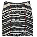 Anthropologie  TABITHA Black & White Geometric Print Pencil Skirt‎ EUC Size 2 Photo 6
