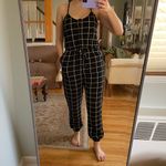 SheIn Black and White striped Jumpsuit with pockets Photo 2