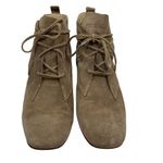 Elizabeth and James Size 8.5 B Bootie E-Camo Lace Around Suede Tan Stone Women’s Photo 1