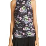 Cinq à Sept Midnight Bloom Floral Print Sleeveless Shirt, Size XS New w/Tag $195 Photo 2