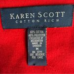 Karen Scott Vintage 90’s Valentines Day Heart 2-in-1 Cardigan Shirt Photo 8