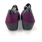 Fly London Leather Mary Jane Wedges Yert Potent Purple Comfort Shoe Photo 5