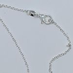 Handmade Silver-Tone Black & Clear Rhinestone Fly Pendant Necklace Photo 6