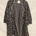Joie  Berit Leopard Print Cardigan‎ Sweater Women’s Size Small Wool Mohair Photo 0