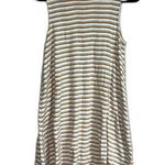 American Eagle Open Back Swing Tank T-Shirt Sleeveless Striped Dress Size Small Photo 0
