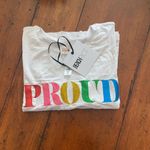 Beach Riot NWT  rainbow glitter Proud crop shirt Photo 4