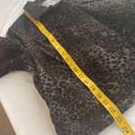 Nine West Jeans denim jacket Sarah style animal print button down size X-Large Photo 2