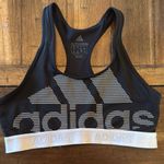 Adidas  Black and White Performance Sports Bra Photo 0