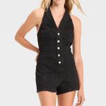 Universal Threads  halter romper denim Photo 1