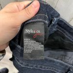 Style & Co Straight Leg Jeans Button Flap Pockets Womens Size 4 Mid Rise Photo 4