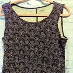 DULUTH Trading Co. Tank Dress Women's Stretch Scoop Neck Sleeveless Size Small Orange Photo 2