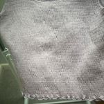 Hollister Purple Smocked Sleeveless Tank Crop Top Photo 2