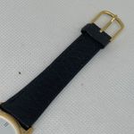 Vintage quartz analog watch gold tone 33mm round case east coast dial running Photo 3