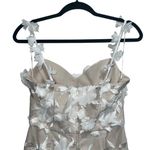 Elliatt NEW NWT  Kore 3D Floral Appliqué Mermaid Maxi Gown White & Beige Photo 8