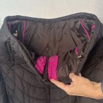 Lands' End Lands’ End Nylon Puffer Chocolate Brown Size XL Full Zip Pockets Preppy Outdoor Photo 6