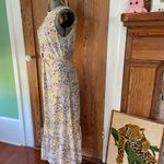 Nanette Lepore Peep Cinch Waist Floral Maxi Dress - Size 6 Photo 4