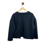 Scotch & Soda Women’s Glitter Leopard Blazer in Black/Blue Size S Photo 10