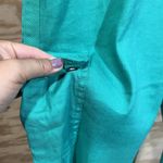 Chico's  Ultimate Fit Linen Blend Crop Pants Size 3 XL 16 Green Casual Vacation Photo 6